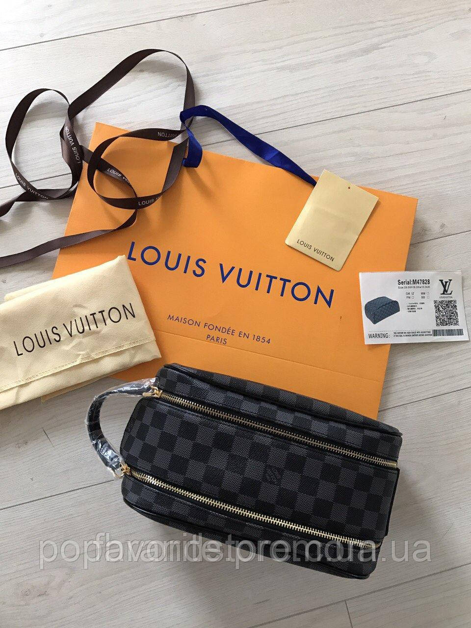 Косметичка Louis Vuitton Damier Canvas - фото 6 - id-p2058529152