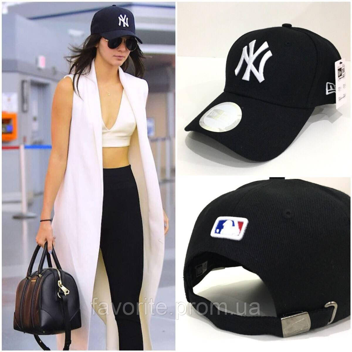 Кепка New York Yankees черная - фото 1 - id-p2058529154