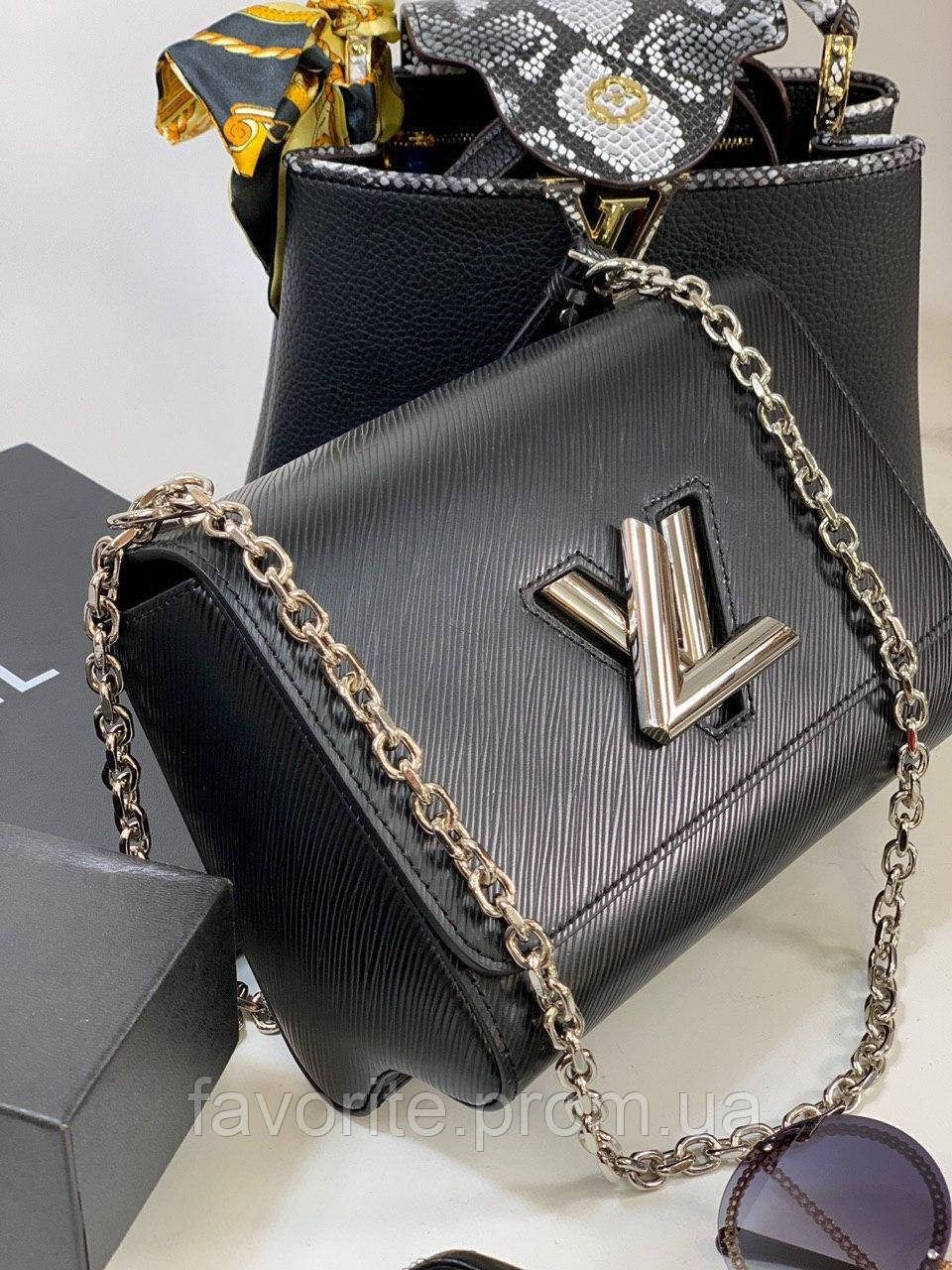 Клатч LOUIS VUITTON TWIST натуральная кожа - фото 1 - id-p2058529155