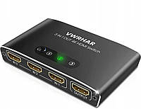 3-ПОРТОВИЙ ПЕРЕМИКАЧ HDMI VWRHAR HW-006