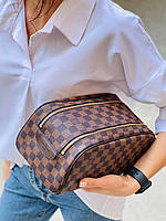 Косметичка Louis Vuitton Damier Canvas коричневая