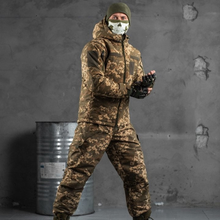 Тактическая мужская форма Octagon военный костюм на холофайбере пиксель Omni-heat arn - фото 1 - id-p2058534264