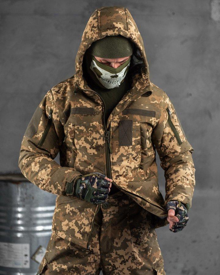 Тактическая мужская форма Octagon военный костюм на холофайбере пиксель Omni-heat arn - фото 9 - id-p2058534264