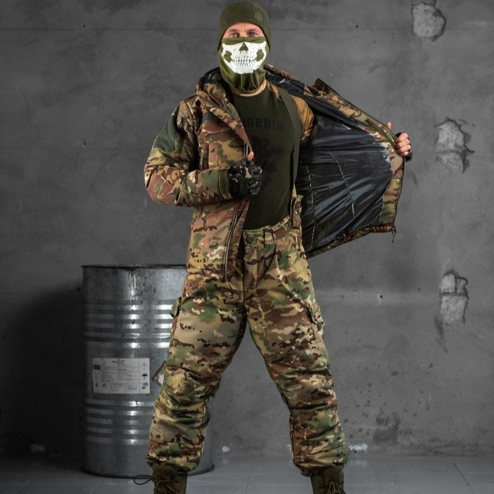 Тактическая мужская форма Octagon военный костюм на холофайбере мультикам Omni-heat arn - фото 2 - id-p2058534281