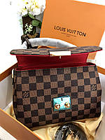 Женская сумочка LOUIS VUITTON CROISETTE коричневая