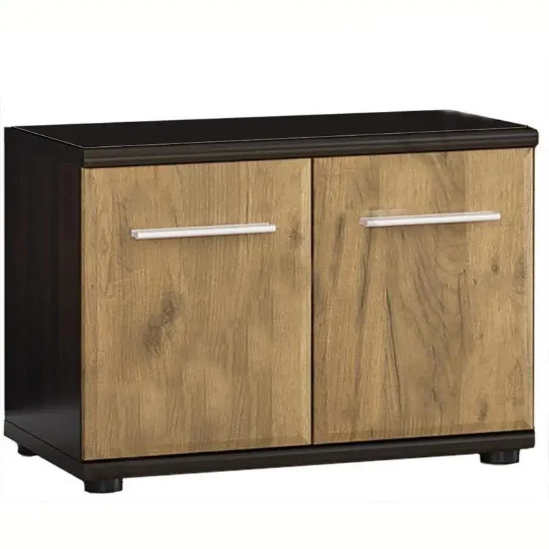 Тумба 2Д для взуття (без подушки) Тріо - Венге / Дуб крафт Ш60хВ46хГ32, фото 1