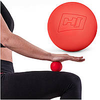 Силиконовый массажный мяч 63 мм Hop-Sport HS-S063MB красный p