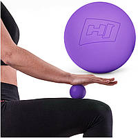 Силиконовый массажный мяч 63 мм Hop-Sport HS-S063MB фиолетовый p