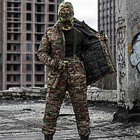 Армейская зимняя форма Oblivion STELS штурмовой утепленный костюм для ВСУ водонепроницаемый мультикам 2XL arn