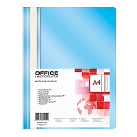 Скоросшиватель А4 голубой, ТМ OFFICE PRODUCTS