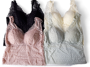 Бюстгальтер - Топ Розмір ( L ) Чашка B Мікс 6шт (2318)