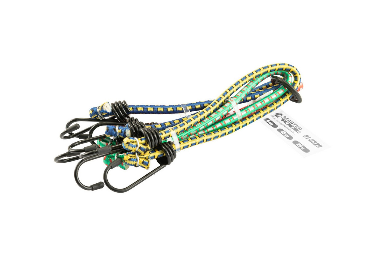 Стяжка вантажу MASTERTOOL "Павук" гумова Ø 8 мм 45 см 8 гаків 81-0329, фото 1