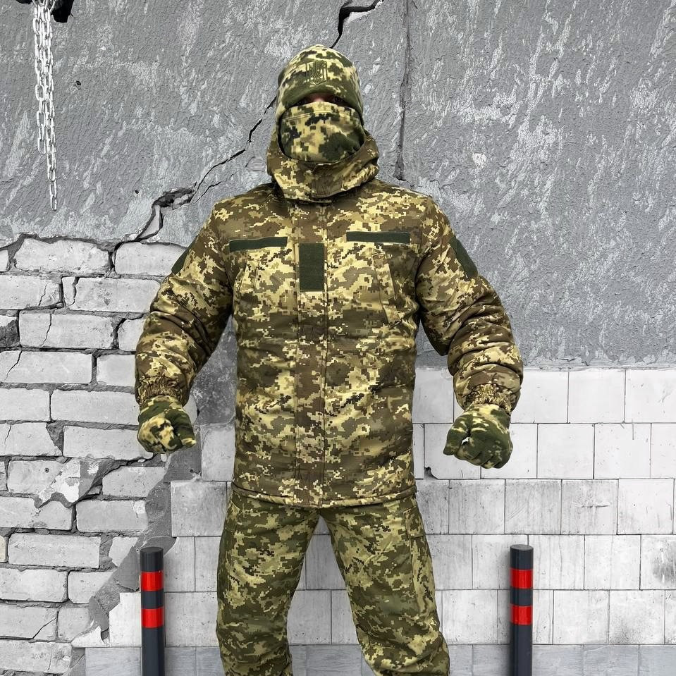 Штурмовий військовий костюм Mysterious 5в1, камуфляжна форма 5в1 піксель, польова форма на флісі arn - фото 1 - id-p2058534415