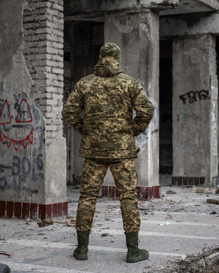 Штурмовий військовий костюм Mysterious 5в1, камуфляжна форма 5в1 піксель, польова форма на флісі arn - фото 4 - id-p2058534415
