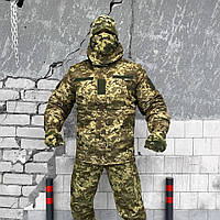 Штурмовой военный костюм Mysterious 5в1 камуфляжная форма 5в1 пиксель полевая форма на флисе L arn