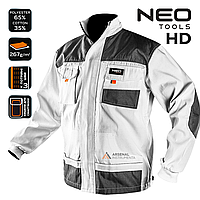 Куртка рабочая мужская NEO HD белая, размер LD/54 (81-110-LD)