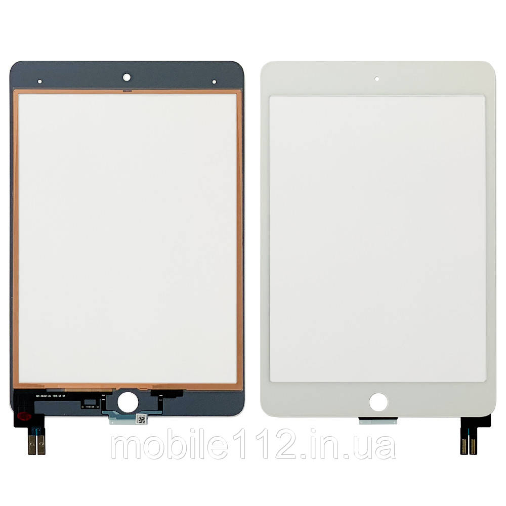 Сенсор (тачскрін) Apple iPad Mini 5 A2133 A2124 A2126 A2125 білий OCA Pro з плівкою