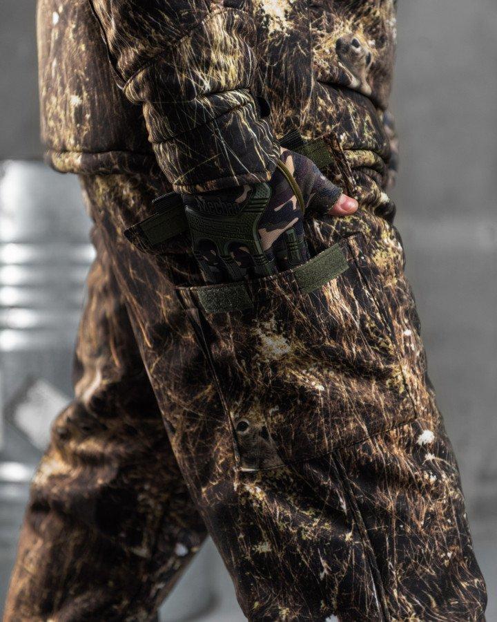 Зимний камуфляжный костюм Gopher мужская армейская форма на флисе и синтепоне алова для военных arn - фото 7 - id-p2058534487