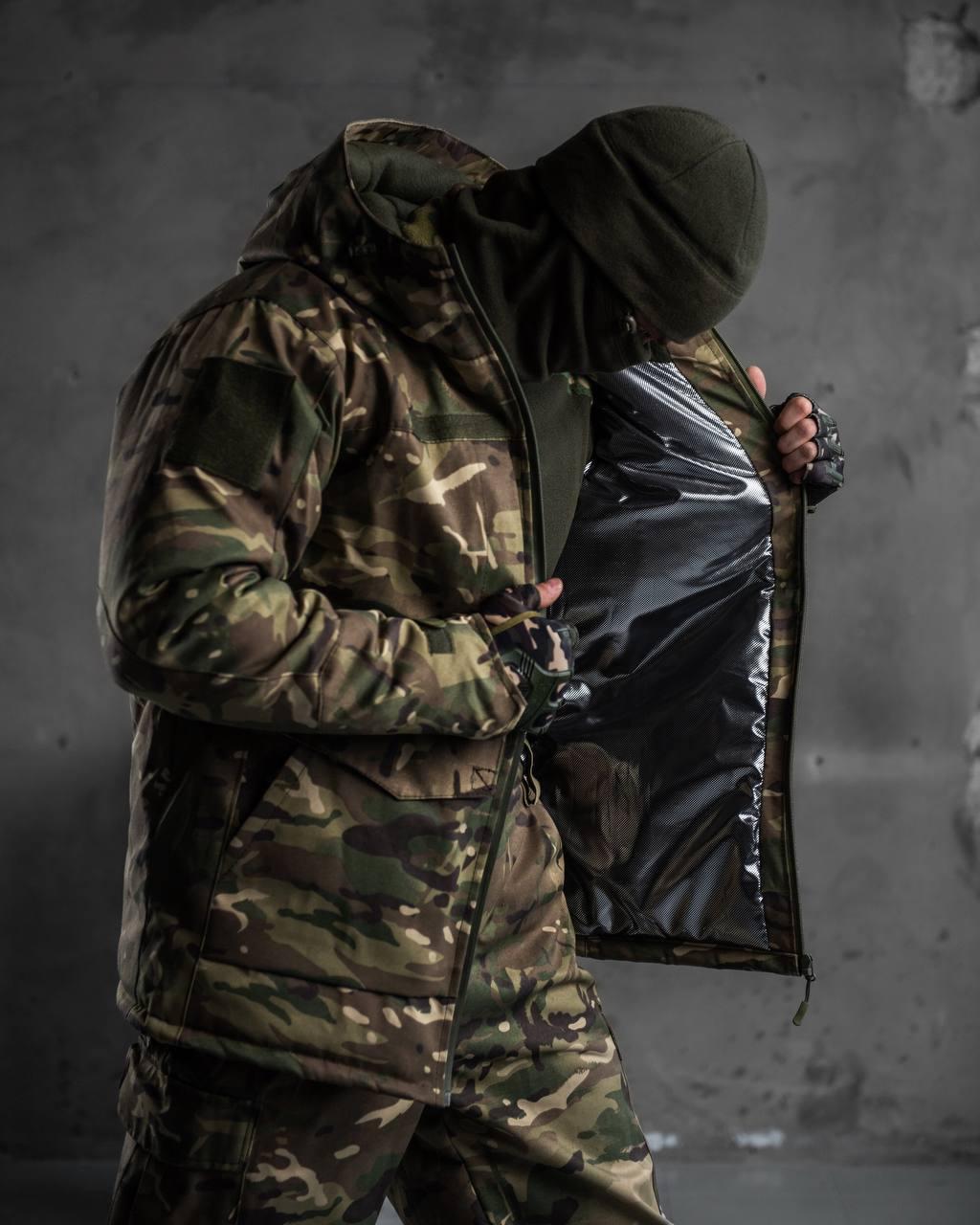 Армейская зимняя форма Expelling гретта с синтепоновым утеплителем штурмовой костюм мультикам arn - фото 3 - id-p2058534600