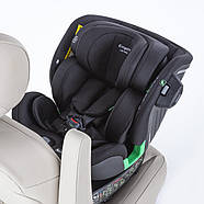 Дитяче автокрісло CARRELLO Empire CRL-12805 Absolute Black 0+1/2/3 ISOFIX поворотне з опорою, фото 7