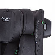 Дитяче автокрісло CARRELLO Empire CRL-12805 Absolute Black 0+1/2/3 ISOFIX поворотне з опорою, фото 9