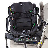 Дитяче автокрісло CARRELLO Empire CRL-12805 Absolute Black 0+1/2/3 ISOFIX поворотне з опорою, фото 10