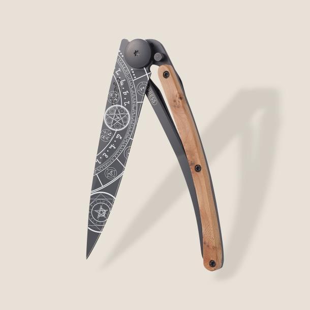 Ніж складний з тату DEEJO 37G Juniper wood / Esoteric (1GB000113)