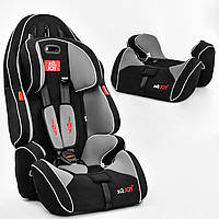 Универсальное автомобильное кресло 9 36 кг Автокресло-бустер Joy для детей группа 1-2-3 G-1309 Черно-серый