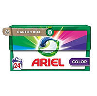 Гелевые капсулы для стирки Ariel Pods 3in1 color 24 шт.