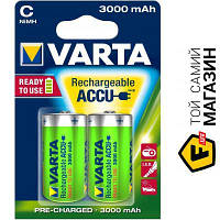 Аккумулятор Varta Rechargeable Accu C 3000mAh BLI 2 NI-MH Ready 2 use (56714101402)