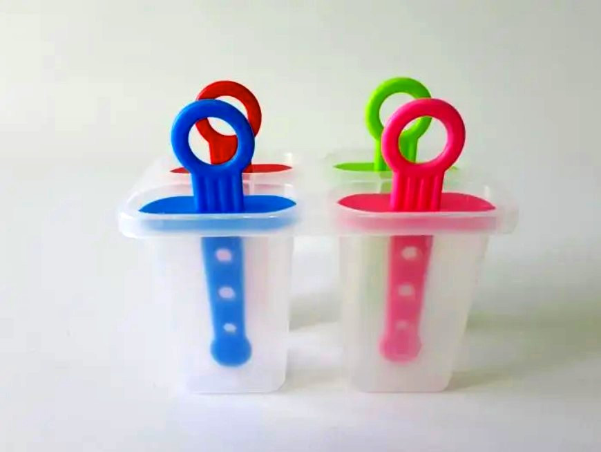 Форми для морозива ескімо пластикова в наборі 4 штуки Формочки для фруктового льоду