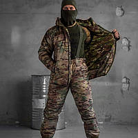 Теплый тактический Костюм на холофайбере костюм мультикам зима для ВСУ армейская военная форма arn