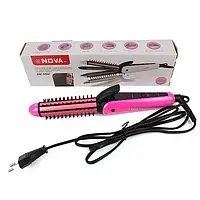 Плойка Nova NHC 8890 W-024 прибор для укладки завивки волос Стайлер утюжок гофре 3 в 1 мультистайлер p
