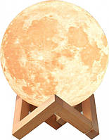 ХІТ Дня: Нічник Місяць 3D Moon Lamp 6727 3W 6 кольорів !