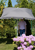 Зонтик садовый Jumi Garden 200х130см серый p