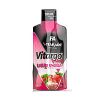 Предтренировочный комплекс Fitness Authority Vitarade Vitargo Liquid Energy, 60 грамм Клубника