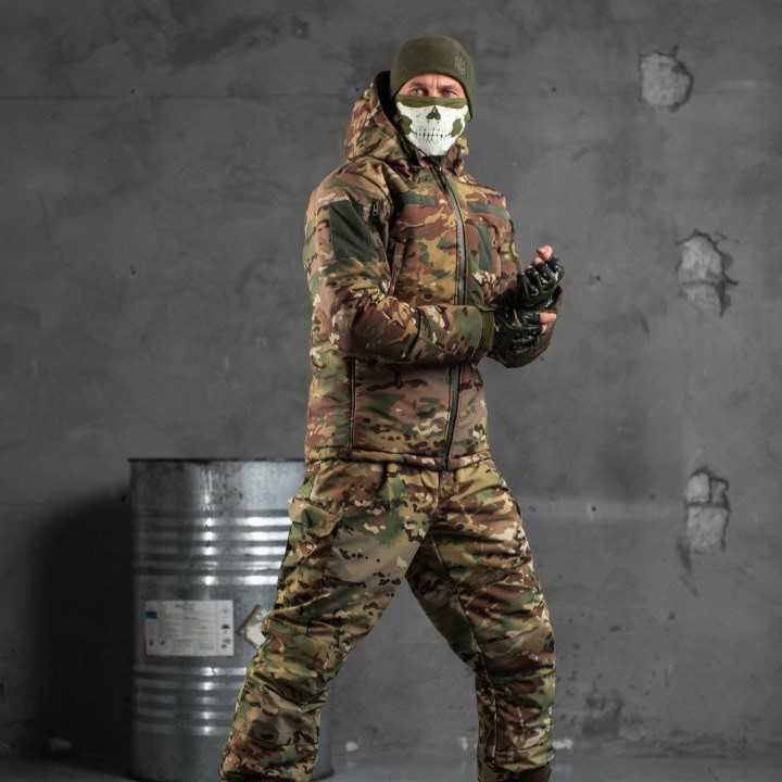 Мужской военный костюм Octagon штурмовая утепленная форма мультикам на холофайбере для военных arn - фото 2 - id-p2058534770