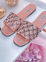 Стильные шлепанцы Miu Miu