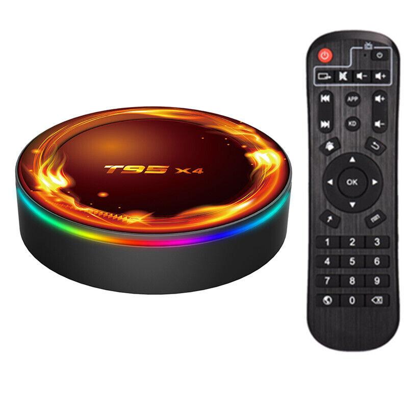 Смарт тв приставка  T95 X4 4/64, S905X4, Android TV 11 ( з налаштуваннями), фото 1