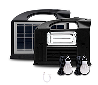 Фонарь CL-13 PowerBank с USB солнечной зарядкой + лампочки 2 шт Кемпинговый солнечная станция повербанк p