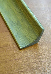 Бамбуковий молдинг кутовий внутрішній, зелений