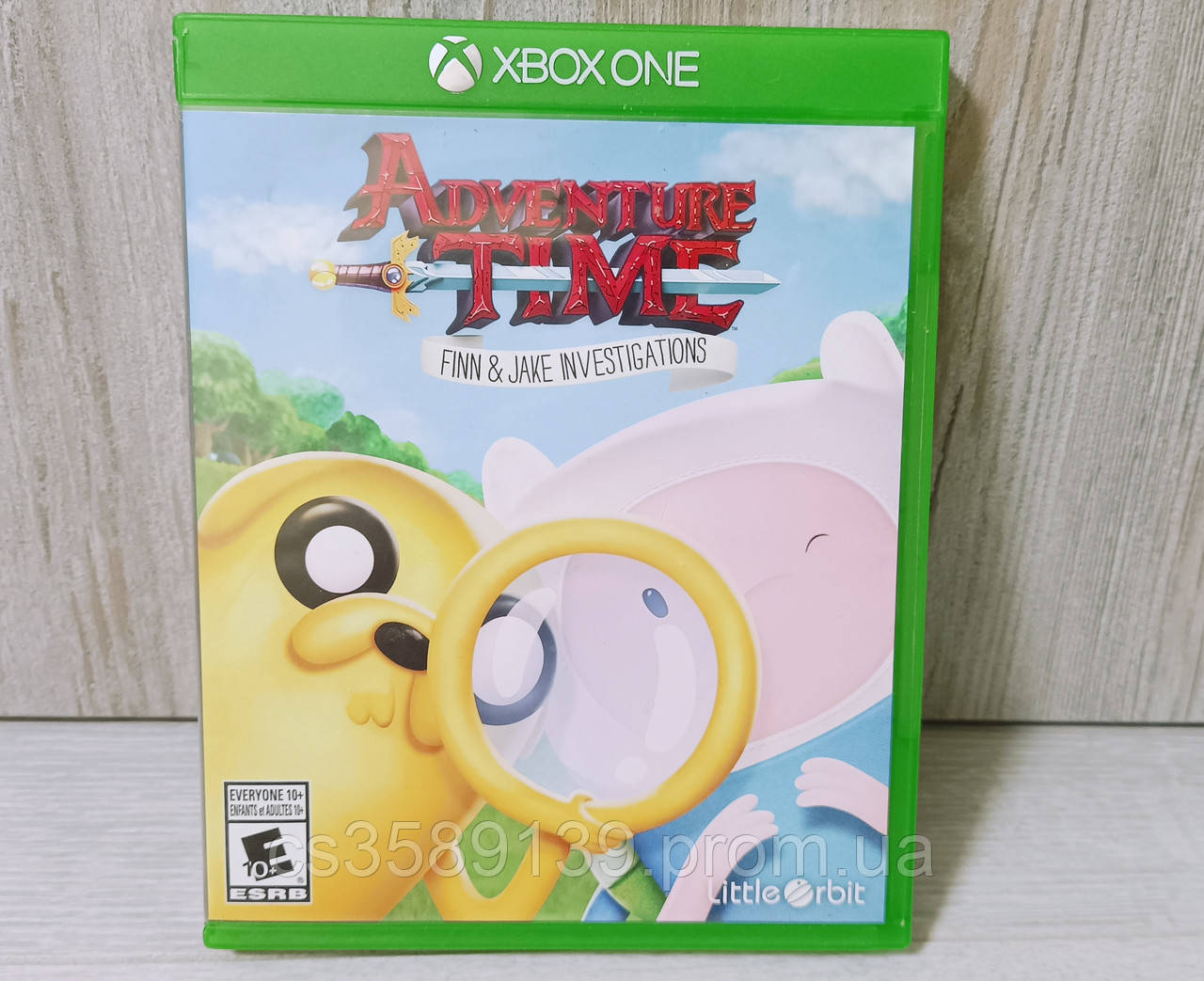 Диск з грою Adventure Time Finn and Jake Investigations до XBOX