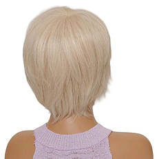 Перука блондинки коротка Blonde, термоволокно XOUJE, фото 4