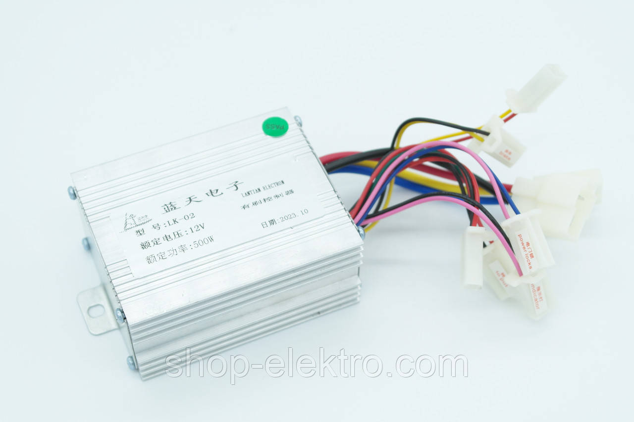 Контроллер 12V 500W  для коллекторного двигуна, фото 1