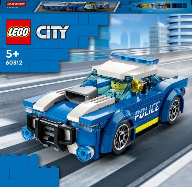 LEGO CITY 60312 Конструктор Поліцейський автомобіль 94 деталі 5 x 16 x 14 см, фото 1