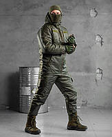 Зимний тактический костюм OMNI-HEAT Oliva, Теплый водонепроницаемый костюм олива, Костюм зимний олива, XL