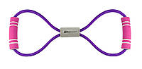 Эспандер резиновый с ручками Hop-Sport HS-L042YG фиолетовый p