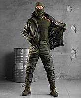 Зимний тактический костюм OMNI-HEAT Oliva, Теплый водонепроницаемый костюм олива, Костюм зимний олива, XXL