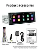 Автомагнітола 1 DIN Android D6021A екран 7 дюймів 2/64 ГБ Wi Fi Bluetooth Gps Apple CarPlay AndroidAuto, фото 5
