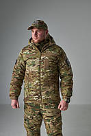 Тактическая зимняя куртка на Omni-Heat мультикам Тактическая теплая куртка на G- Loft рипстоп мультикам
